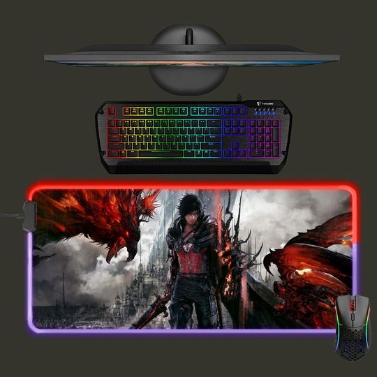Discover Final Fantasy XVI led mouse mat, mouse pad