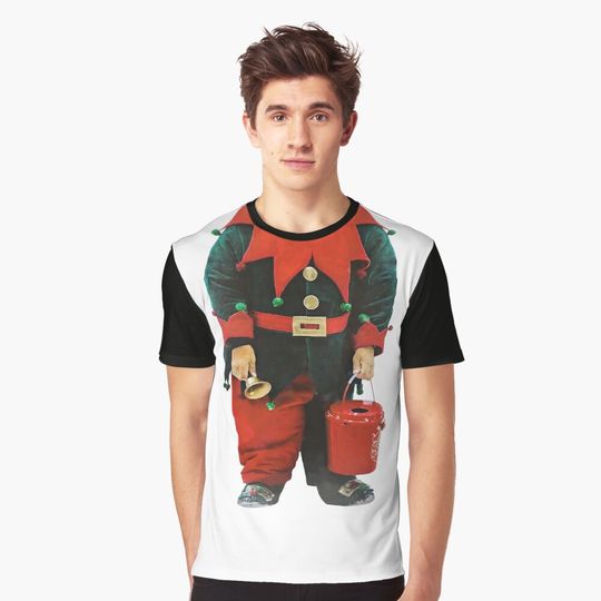 Discover Christmas Elf Graphic T-Shirt