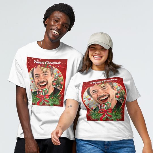 Discover Robert Downey Jr happy christmas Classic T-Shirt
