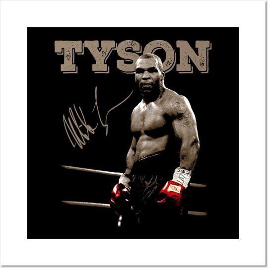 Discover Iron Mike Tyson Legendary Boxing Poster