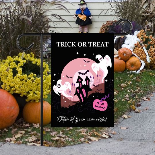 Discover Spooky Halloween Garden Sign