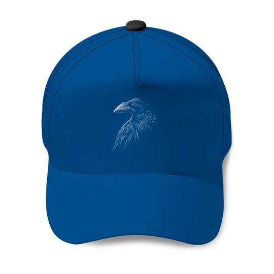 Discover Mystical black raven illustration crow artwork Baseball Cap