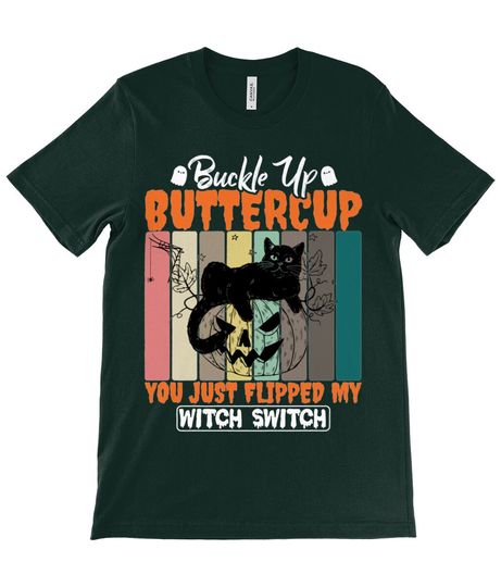 Discover Halloween T-Shirt Buckle up Buttercup