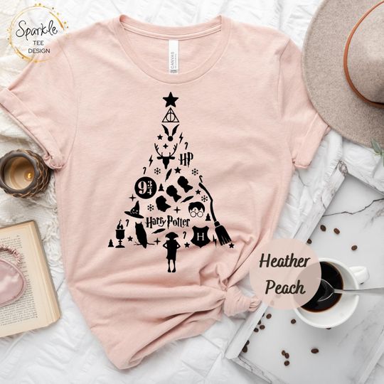 Discover Harry Potter Christmas Tree Shirt, Wizard Shirt, Christmas Shirts
