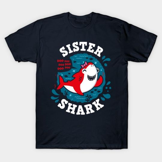 Discover Sister Shark - Baby Shark - T-Shirt