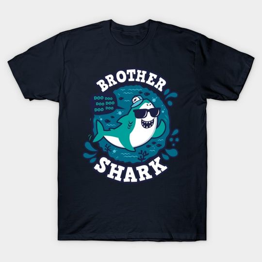 Discover Brother Shark (trace) - Baby Shark - T-Shirt