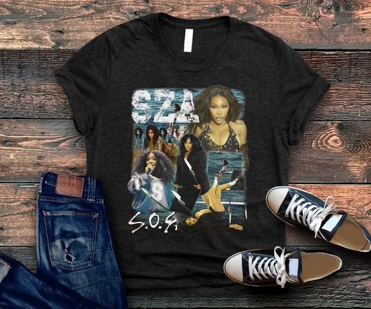Discover Kill Bill Tee, Sza Merch Shirt, Vintage Sza SOS T-Shirt, SOS Tour 2023