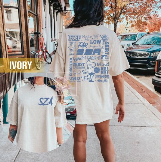 Discover SZA Tour 2023 Shirt, Sza Merch, S.O.S Album Shirt, Music RnB Singer Rapper Shirt