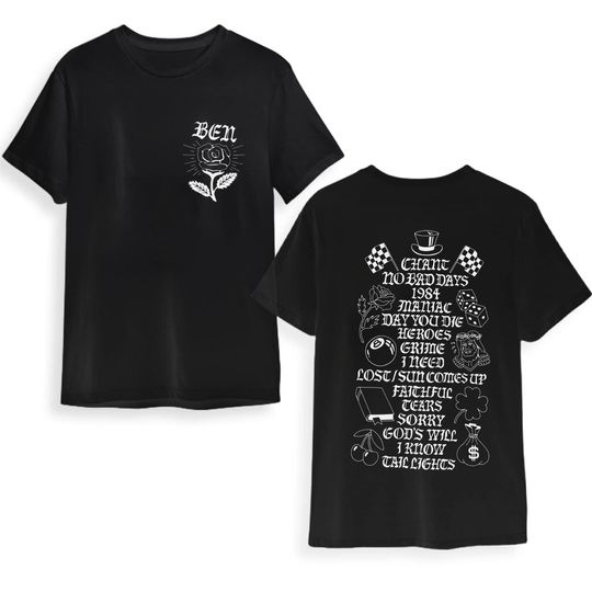 Discover Macklemore Ben 2023 Double Side Shirt, Macklemore Tour 2023 Shirt