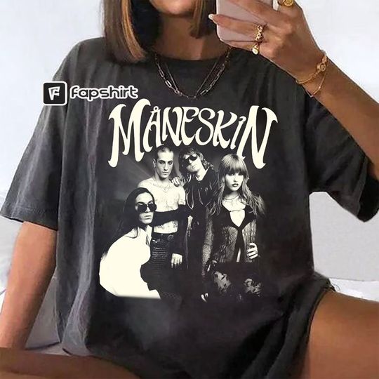 Discover Color Maneskin T-Shirt, Mneskin Rock Band T-Shirt