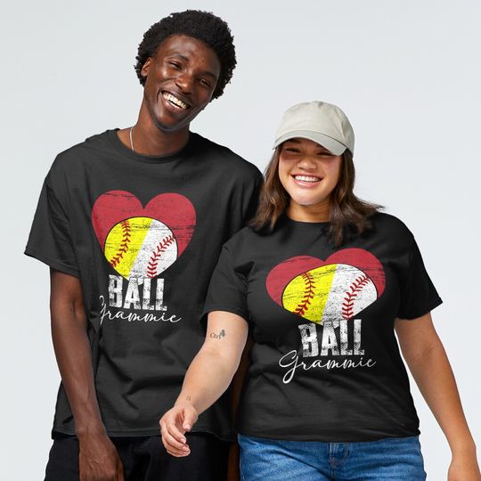 Discover Funny Ball Grammie Softball Baseball Classic T-Shirt