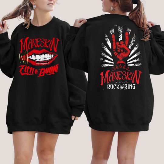 Discover Vintage Maneskin Sweatshirt, Maneskin Band Music Sweatshirt