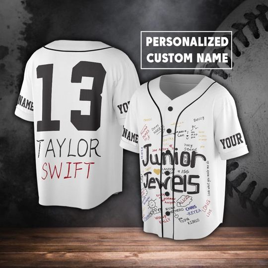 Discover Custom Name And Number Junior Jewels Music Baseball Jersey, You Belong With Me Outfit