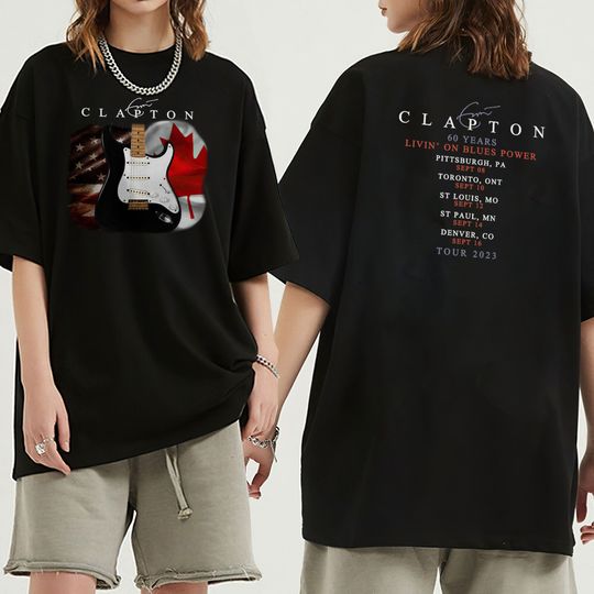 Discover Eric Clapton 2023 Tour Shirt, Eric Clapton Shirt