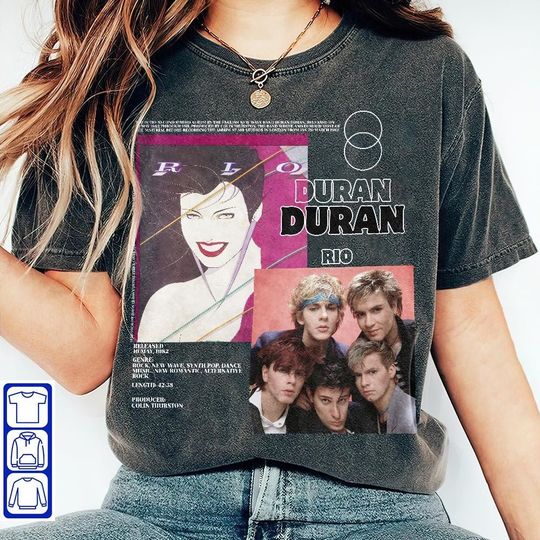 Discover Duran Duran Vintage Band T-Shirt