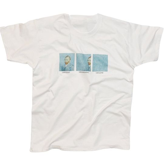 Discover Vincent Van Gogh Funny Art Meme Cotton T-Shirt Goghing