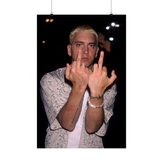 Discover Eminem Valentine Poster - Emo Hip Hop Decor