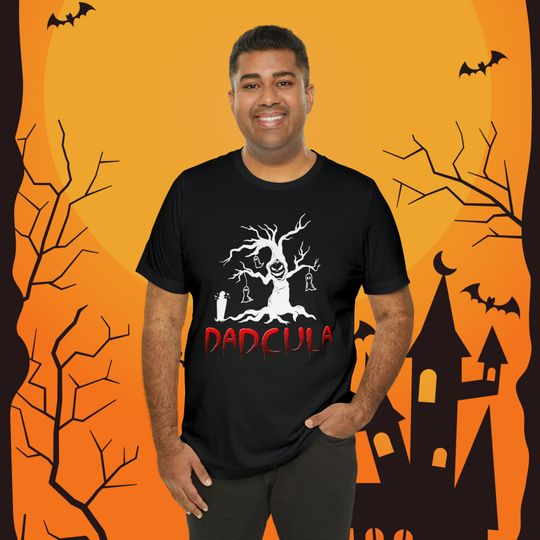 Discover Dadcula - Halloween Dad Jersey Short Sleeve Tee for Spooky Dads