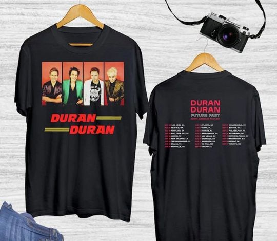 Discover Duran Duran 2 Sides Vintage Tour Shirt
