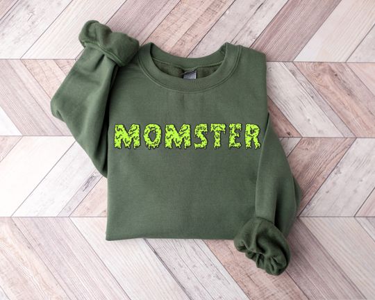 Discover Momster Sweatshirt, Halloween Mom Shirt, Spooky Mom Shirt