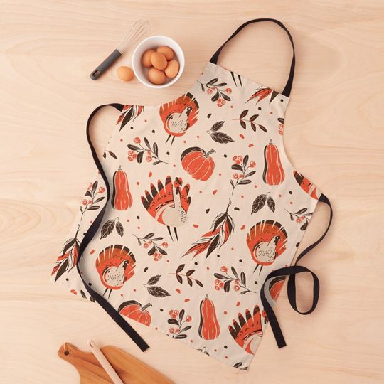 Discover Happy Thanksgiving Kitchen Apron