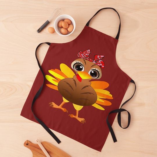 Discover Thanksgiving Turkey Chicken Kitchen Apron