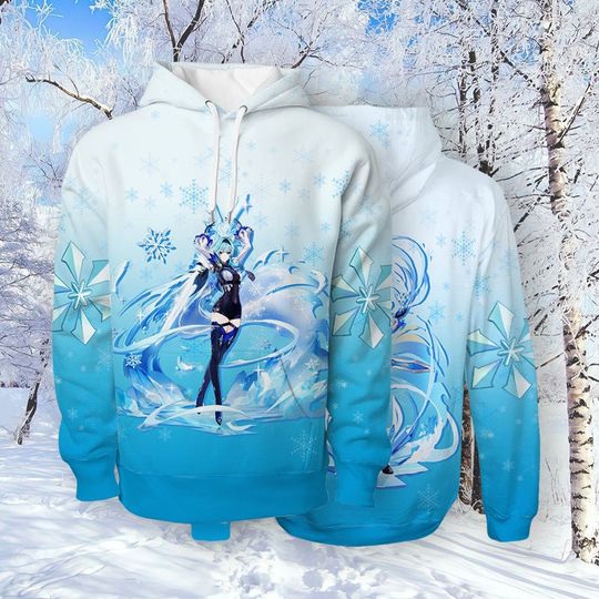 Discover Hoodie Game 3Dla Genshin Character 3D Hoodie, Halloween, Thanksgiving Gift