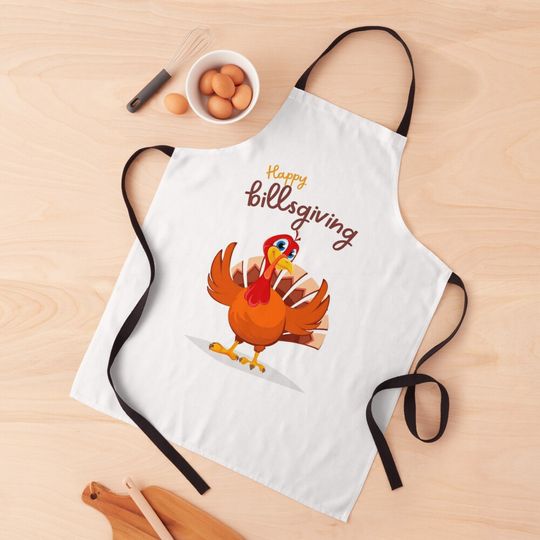Discover Happy Billsgiving Chicken Football Thanksgiving Apron