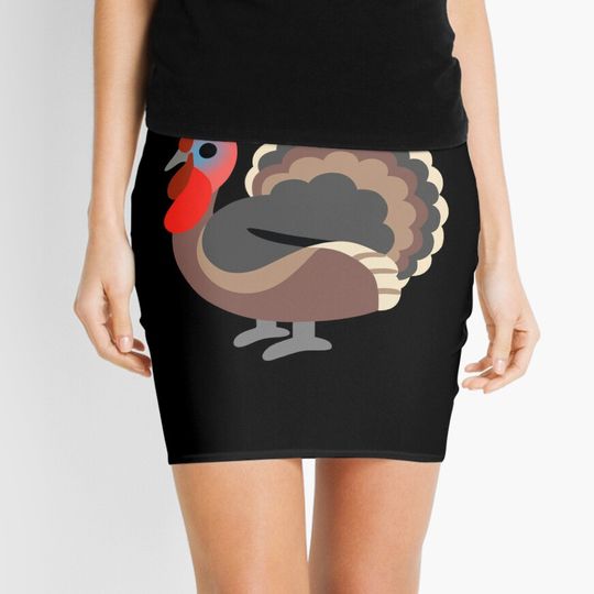 Discover Turkey Chicken Thanksgiving Mini Skirt