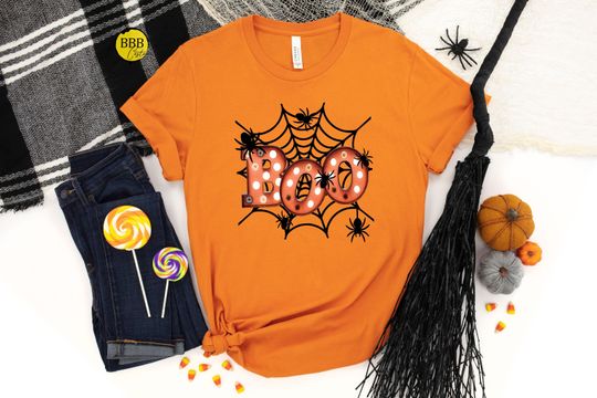 Discover Halloween Ghost Pumpkin Shirt