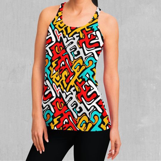 Discover Street Graffiti 3D Tank Top