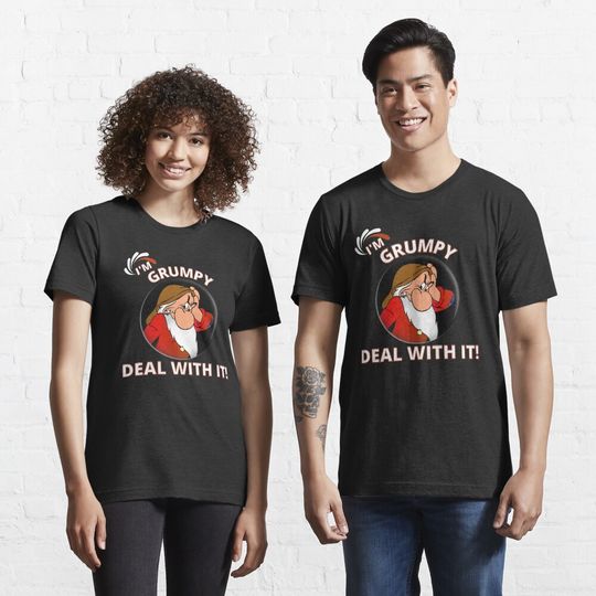 Discover I'M GRUMPY Deal With It Essential T-Shirt