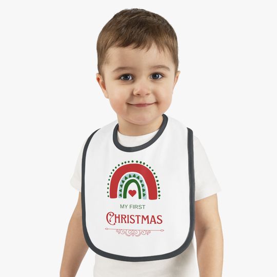 Discover My 1st Christmas Baby Bib