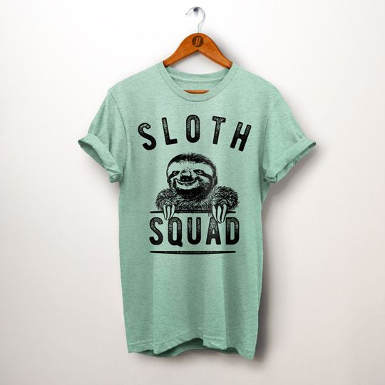 Discover Sloth Squad Birthday Shirt