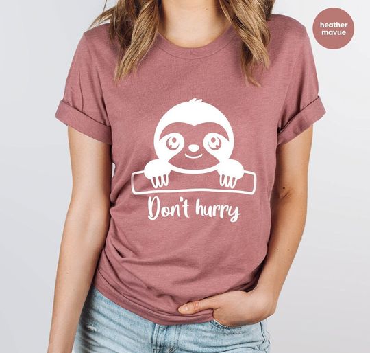 Discover Cute Sloth Graphic Tees, Animal T-Shirts, Kids TShirt