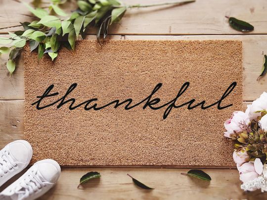 Discover Thankful Doormat - Thankful Welcome Mat