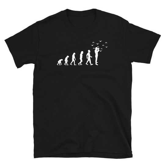 Discover Evolution Bird Watching Ornithology Gift T-Shirt For Man & Woman