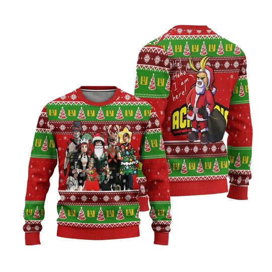 Discover Hero Anime Anime Ugly Christmas Sweater