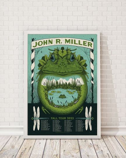 Discover John r miller 2023 fall tour art poster