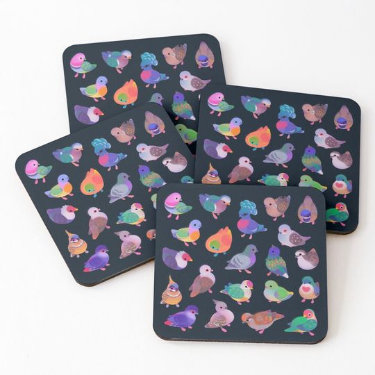 Discover Wild pigeon Coasters