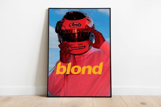 Discover Frank Ocean Poster Blond,Graphic Design, Moto Blond Album Cover