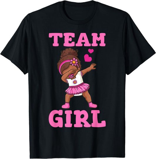 Discover Gender Reveal Party Team Girl T-Shirt