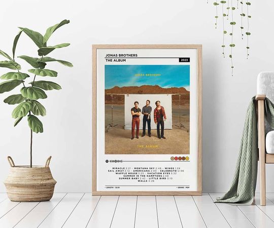 Discover Jonas Brothers Album Cover Poster , Jonas Brothers Poster