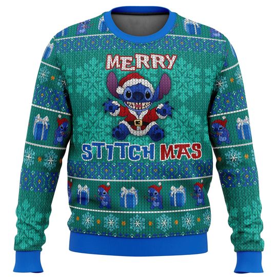 Discover Merry Stitchmas Ugly Christmas Sweater