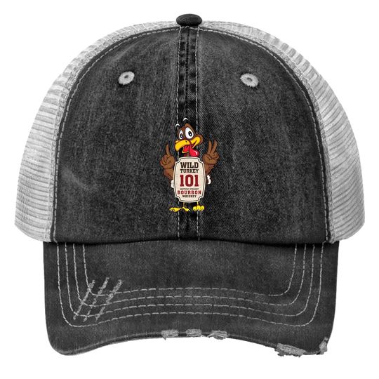 Discover Wild Turkey Bourbon Print Trucker Hats