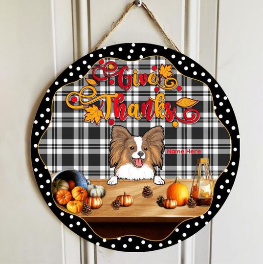 Discover Personalized Thanksgiving Welcome Door Sign