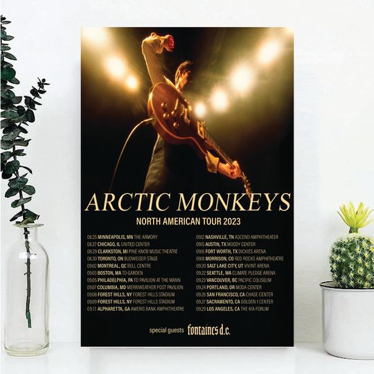 Discover Arctic Monkeys North American Tour 2023 Poster