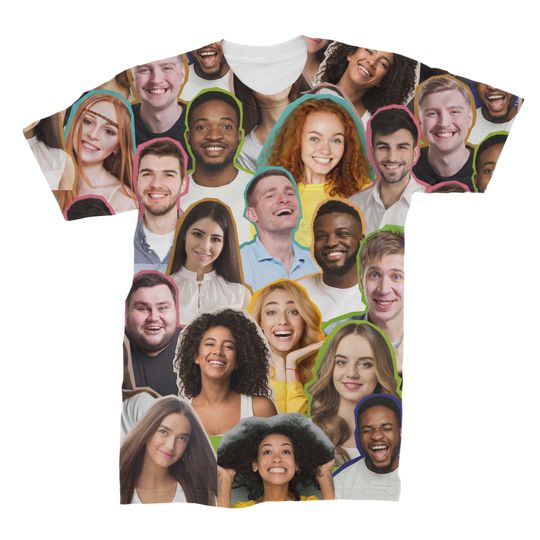 Discover Custom Photo Collage 3D T-Shirt