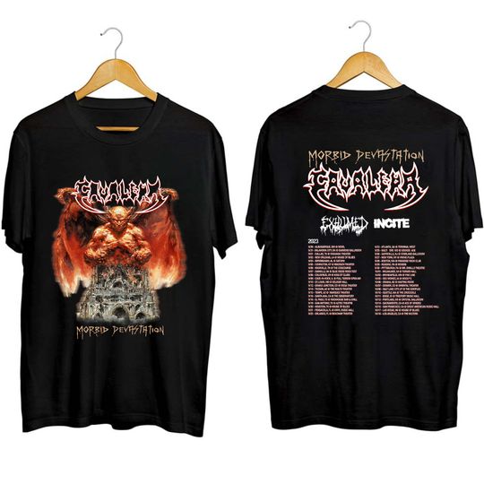 Discover Cavalera Conspiracy Morbid Devastation Tour 2023 Shirt