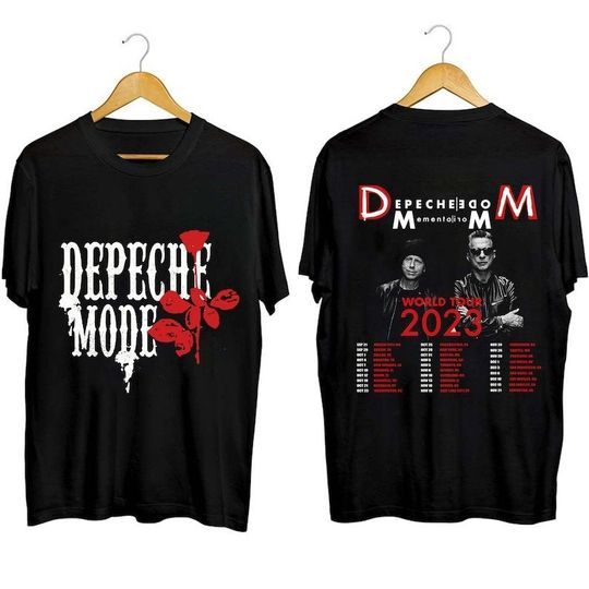 Discover Depeche Mode 2023 Fall Tour T-Shirt